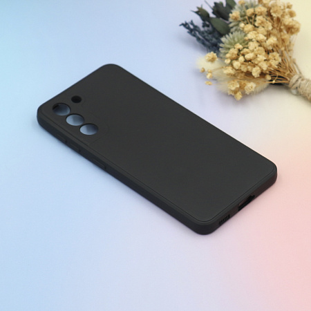 Чехол силиконовый для Samsung Galaxy S21, с микрофиброй внутри, с защитой камеры, X-CASE, черный