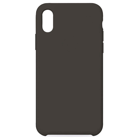Чехол - накладка для iPhone XR, Silicon Case, какао