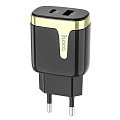 Сетевое зарядное устройство, 1 PD 18W + 1 USB 3.0 QC (C79A), HOCO, черный