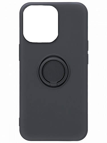 Чехол силиконовый для iPhone 13 Pro (6.1), с держателем, X-CASE, черный