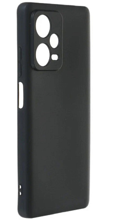 Чехол силиконовый для Xiaomi Redmi Note 12 Pro+, с защитой камеры, X-CASE, черный