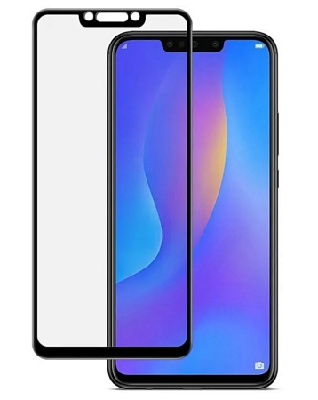 Защитное стекло на Huawei Mate 20 Lite, 9D, черный, X-CASE