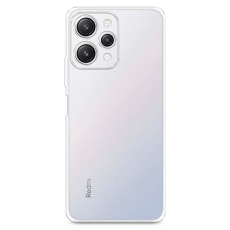 Чехол силиконовый для Xiaomi Redmi 12 (4G)/redmi 12 (5G)/Note 12R, с защитой камеры, X-CASE, прозрачный