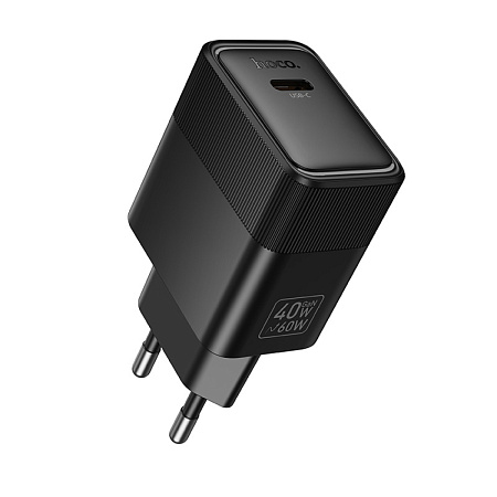 Сетевое зарядное устройство, 1 PD 40W (CS113A), HOCO, черный