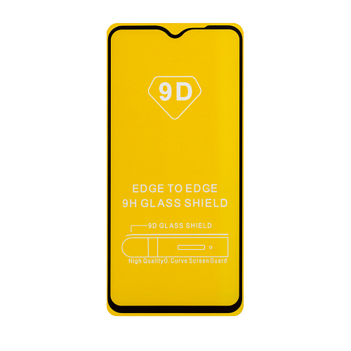 Защитное стекло на Xiaomi Redmi Note 8 Pro, 9D, черный, X-CASE