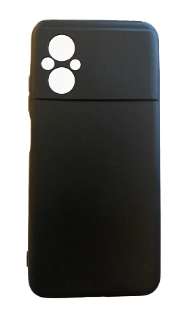 Чехол силиконовый для Xiaomi Poco M4 (4G/5G), c защитой камеры, X-CASE, черный