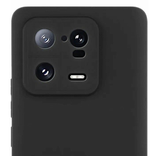 Чехол силиконовый для Xiaomi 13 Pro, с защитой камеры, X-CASE, черный