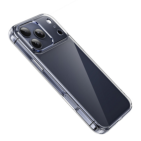 Чехол силиконовый для iPhone 17 Pro, Противоударная серия TPU, HOCO, прозрачный