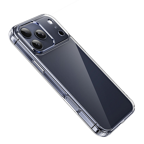 Чехол силиконовый для iPhone 17 Pro, Противоударная серия TPU, HOCO, прозрачный