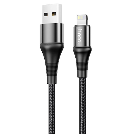USB дата кабель Lightning, HOCO, X50, черный