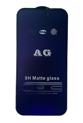 Защитное стекло на iPhone 14 Pro Max (6.7), Anti-blue ray матовый, черный, X-CASE