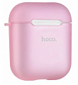 Чехол силиконовый для Airpods 1/Airpods 2, Hoco, розовый