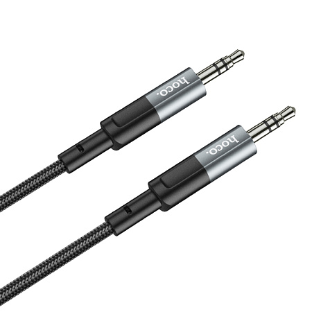 AUX Audio кабель 3,5 мм, UPA23, HOCO, серый