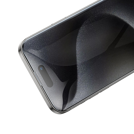 Защитное стекло для iPhone 15/16, A35, HOCO, Corning original screen large arc edge tempered glass, черное