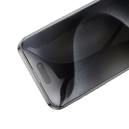 Защитное стекло для iPhone 15/16, A35, HOCO, Corning original screen large arc edge tempered glass, черное