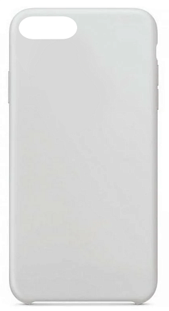 Чехол-накладка для iPhone 7 Plus/8 Plus, Silicon Case, серый, песочный, морская галька