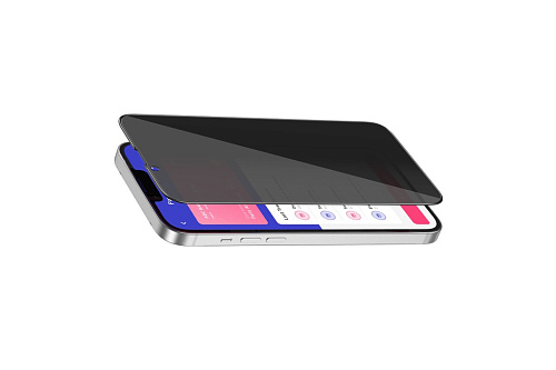 Защитное стекло на iPhone 13 Pro Max/14 Plus (6.7), Privacy, черное, X-CASE