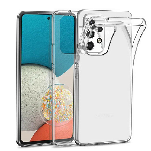 Чехол силиконовый для Samsung Galaxy A33 (5G), X-CASE, прозрачный