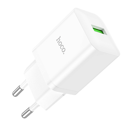 Сетевое зарядное устройство, 1 USB 3.0 QC (N26), HOCO, белый