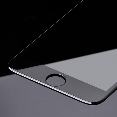 Защитное стекло для iPhone 6 Plus/6S Plus (A1), HOCO, Shatterproof edges, 3D, закруглённое, черное