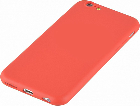 Чехол силиконовый для iPhone 6/6s,  good quality, X-CASE, красный