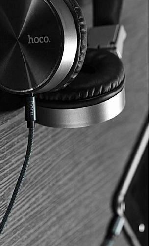 AUX Audio кабель 3,5 мм, UPA19, HOCO, черный