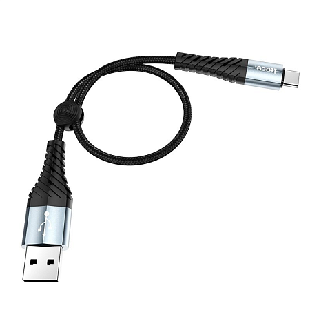 USB Кабель Type-C, HOCO, X38, 25см, черный
