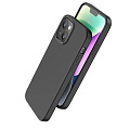 Чехол для iPhone 15 Plus, Silicone case, Магнитный (MagSafe), Pure series, HOCO, черный