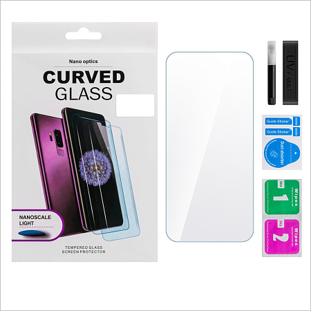Защитное стекло на Huawei Mate 20, 5D ультрафиолет, прозрачное, X-CASE