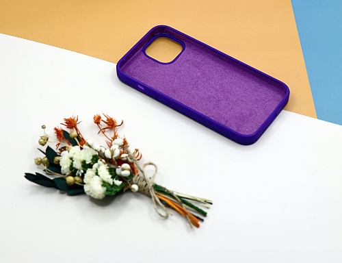 Чехол - накладка для iPhone 11, Silicon Case, без лого, индиго
