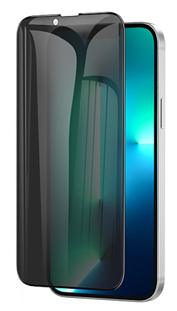 Защитное стекло на iPhone 13 Pro Max/14 Plus (6.7), Privacy, черное, X-CASE