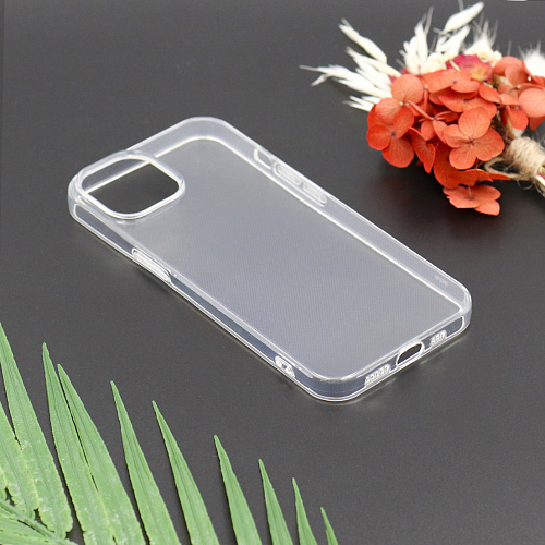 Чехол силиконовый для iPhone 14 (6.1), X-CASE, цвет прозрачный