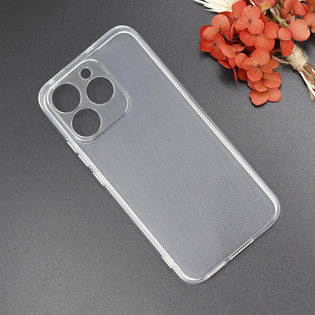 Чехол силиконовый для Realme 15T (5G), с защитой камеры, X-CASE, прозрачный