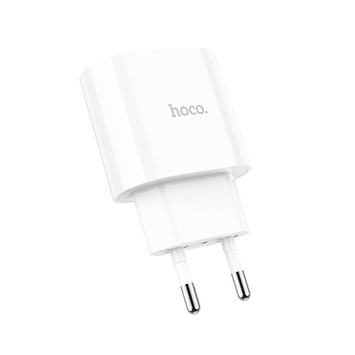 Сетевое зарядное устройство, 1 PD 20W + 1 USB 3.0 QC (C95A), HOCO, белый