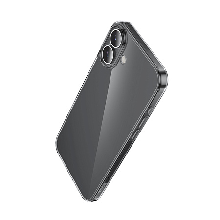 Чехол силиконовый для iPhone 16, Light series TPU, HOCO, прозрачный