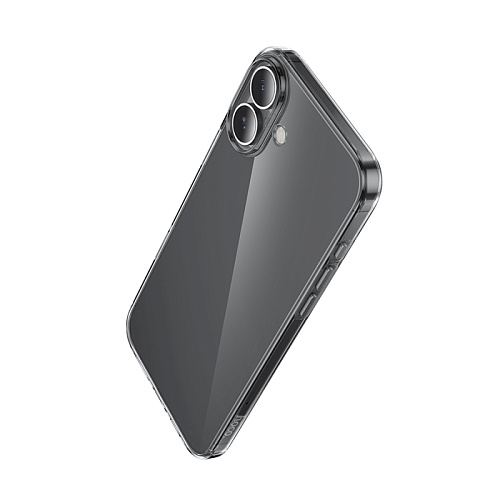 Чехол силиконовый для iPhone 16, Light series TPU, HOCO, прозрачный