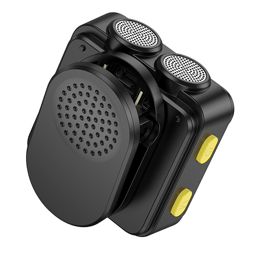 Беспроводной микрофон с приемником для Type-C и Lightning, L17, HOCO, черный