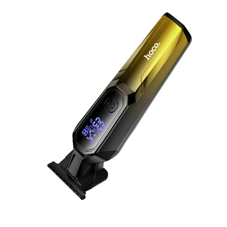 Машинка для стрижки волос, HP27, HOCO, с дисплеем, черный
