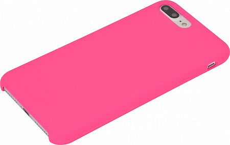 Чехол-накладка для iPhone 7 Plus/8 Plus, Silicone Case, ярко-розовый