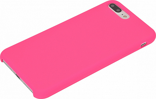 Чехол-накладка для iPhone 7 Plus/8 Plus, Silicone Case, ярко-розовый