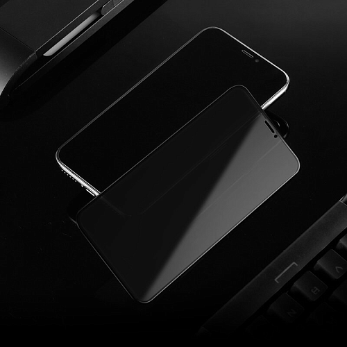 Защитное стекло на iPhone X/XS/11 Pro (A13), HOCO, Shatterproof edges Anty-SPY, glass черное