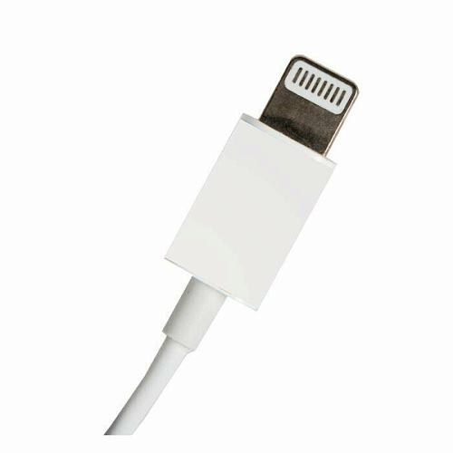 Проводные наушники M1 Pro, Lightning, HOCO, вакуумные с микрофоном, белые