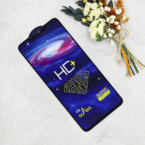 Защитное стекло на Huawei Nova Y91, HD, черный, X-CASE