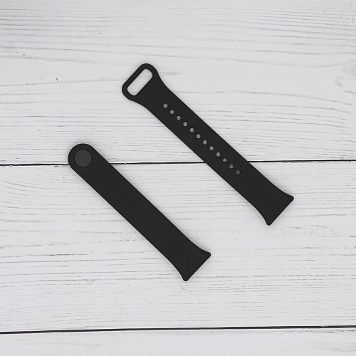 Силиконовый ремешок на руку для Huawei Honor band 9, черный