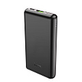 Универсальный Доп. Аккумулятор 10000mAh, Q7, HOCO, выход 1 USB (18W), 1 PD (20W), вход Type-C, черный