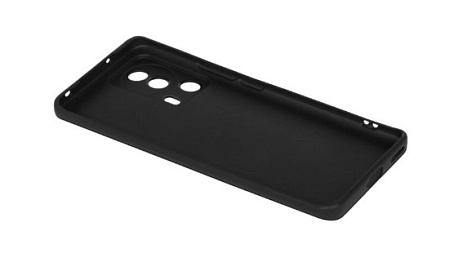 Чехол силиконовый для Xiaomi 13 Lite, с защитой камеры, X-CASE, черный