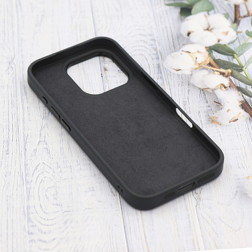 Чехол-накладка для iPhone 16 Pro Max, с экраном, без лого, X-CASE, черный