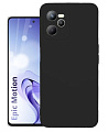 Чехол силиконовый для Realme C35/Narzo 50i Prime, с защитой камеры, X-CASE, черный