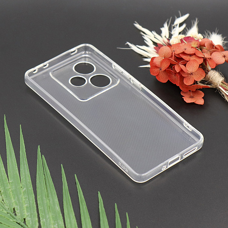 Чехол силиконовый для Realme GT 7 (5G)/GT 7T (5G), с защитой камеры, X-CASE, прозрачный