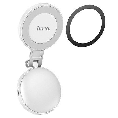 Селфи K161, HOCO, подсветка на телефон, магнитная, белый